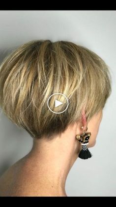 Cute Short Bob Hairstyles, Cute Short Bob, Layered Pixie Haircuts, Pixie Mullet, Hairstyles Blonde, Short Blonde Haircuts