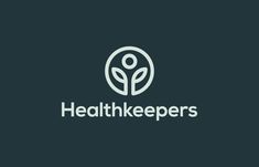 the logo for health keepers, which is designed to look like a tree with leaves