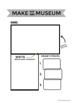 the make your own museum diagram