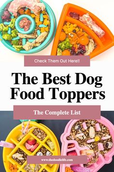 The best dog food toppers are nutritious and tastyDiscover homemade and store-bought options which your dog is sure to love. Healthy Dog Dinner, Healthy Add Ins For Dog Food, Good Things To Add To Dog Food, Things To Add To Dog Food, Dog Food Enhancer, Best Dog Food Toppers, Healthy Dog Food Add Ins, Homemade Food Topper For Dogs, Dog Topper Food