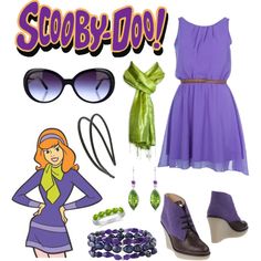 "Daphne 2 - Scooby Doo" by b-scottyer on Polyvore Daphne Blake Outfit, Scooby Doo Fashion, Daphne Halloween, Daphne Halloween Costume, Cartoon Inspired Outfits, Daphne Scooby Doo Costume, Networking Outfit