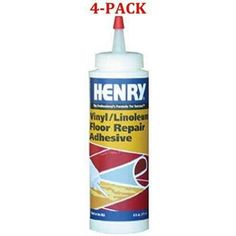 henry vinyl / linoleum floor repair adhesive 4 - pack