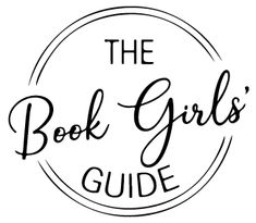 the book girls'guide logo with black and white lettering on a white background that says,