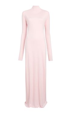 Norla Jersey Maxi Dress By Khaite | Moda Operandi Jersey Maxi Dress, Leather Outerwear, Slip Dresses, Fantasy Gowns, Wardrobe Edit, Maxi Jersey Dress, Extra Long Sleeves, Lingerie Dress, Dress Crafts