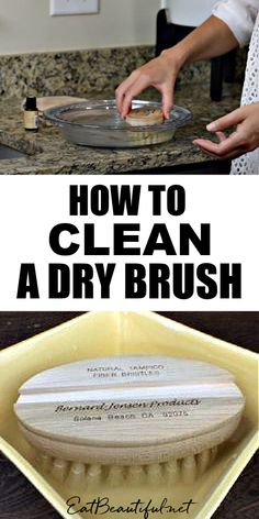 How To Clean Your Dry Brush, How To Clean Dry Brush, How To Dry Brush Skin, Dry Brushing Before And After, Dry Brushing Face, Dry Brushing Technique, How To Dry Brush, Healthy Knees, Detox Herbs