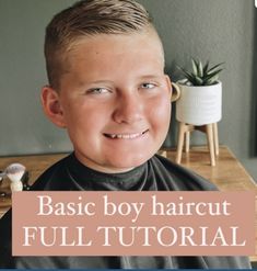 Full tutorial on a boys basic cut. This is an essential cut to learn because it's the foundation to be able to learn more advanced haircuts. Every haircut you will give will require majority of these steps. I love to be able to build and add skills to achieve other looks as well. The cool thing about this haircut is that it looks good on EVERYONE!! At any age. Boys Hair, Toxic Parents, What Questions