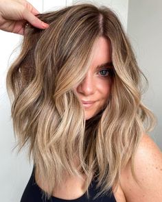 Dark Blonde Partial Balayage Dark Blonde Bobs, Dark Blonde Balayage, Natural Dark Blonde, Kids Hairstyle, Hair 2022, Balayage Blonde, Dirty Blonde Hair