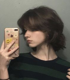 Short Hair Tomboy, Haircut Inspo, Cute Haircuts, Wolf Cut, Hair Stylies, Fluffy Hair