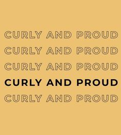 Curly Aesthetic, Word Vomit, Proud Quotes, Poofy Hair, Curly Hair Drawing, Curly Hair Tutorial