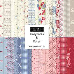 the hollylocks and roses paper pack