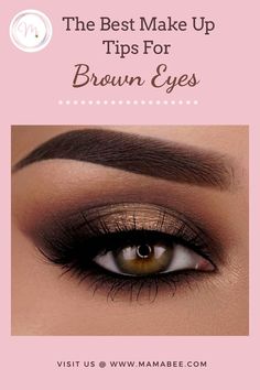 Brown Smokey Eye Makeup, Makeup Tips For Brown Eyes, Brown Eyes Pop, Evening Eye Makeup, Hazel Eye Makeup, Wedding Eye Makeup, Wedding Makeup For Brown Eyes, Makeup Order