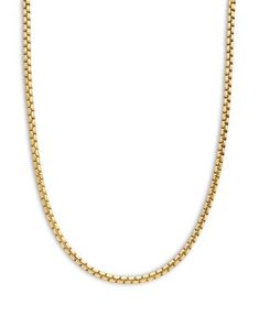 David Yurman 18K Yellow Gold Medium Box Chain Necklace, 24 Box Chain Necklace, David Yurman, Box Chain, Chain Necklace, Yellow Gold, Chain, Yellow, Gold