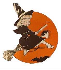 an image of a witch on a pumpkin