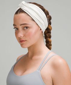 This soft headband was made for yoga, but the knotted twist detail on the front means it fits in at the brunch table, too. Designed for Yoga and Casual. Elastic Stretch Headband, Violet Pastel, Miss Us, Brunch Table, Women's Hair Accessories, Purple Pastel, Soft Headbands, Oscar Winners, Social Impact