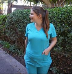 allheart Ambassador @mightynursemegan's #OOTD in Barco One scrubs exudes easy and breezy. Caregiver, Scrubs, Tunic Tops, Ootd, Instagram Post, Collar, Instagram Posts, Women's Top, How To Wear