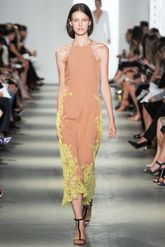 Wes Gordon, Resort Dresses, Strappy Dresses, Vogue Fashion, Runway Collection, Spring Summer 2014, Boho Casual, Spring Dress, Fashion Shows