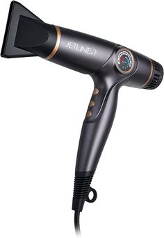 Stylecraft and Silver Bullet introduce the JetLiner cutting-edge long life digital brushless motor hair dryer, a game-changing tool that will revolutionize your hairstyling experience. Operating at an incredible 105,000 RPM, this motor delivers powerful and efficient performance, ensuring quick drying and styling. To top it all off, this hair dryer comes complete with two specialized styling nozzles and a diffuser, giving you the versatility to create a wide range of styles, from sleek and strai Professional Hair Dryer, Silver Bullet, Coarse Hair, Brushless Motor, Professional Hair, Nozzles, Professional Hairstyles, Longer Life, Long Life