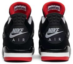 The 2019 edition of the Air Jordan 4 ‘Bred’ celebrates the 30th anniversary of the classic silhouette . appearing in the same colorway that Michael Jordan wore when he sank ‘The Shot’ during the first round of the 1989 NBA playoffs. It’s rendered in a build that’s faithful to the original . complete with a [...] Air Jordan 4 Bred, Jordan 4 Retro Bred, Campus Adidas, Jordan 4 Bred, Nike Air Jordan 4 Retro, Nike Air Jordan 4, Sneakers Vans, Famous Black, Black Cement