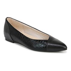 Classic and chic, these LifeStride Promise pointed-toe ballet flats are unmatched for comfort and versatility.Click this FOOTWEAR GUIDE to find the perfect fit and more! Classic and chic, these LifeStride Promise pointed-toe ballet flats are unmatched for comfort and versatility. Click this FOOTWEAR GUIDE to find the perfect fit and more! FEATURES Faux leather with a pointed toe, slip-on fit, and mixed-material design on select styles Linings crafted from partially recycled materials Soft System® comfort package provides all-day support, flex, and cushioning Traction sole for extra stabilityDETAILS Synthetic upper Manmade lining Manmade outsole Pointed toe Slip-on closure Foam footbed Multi-directional outsole Spot clean Size: 9 Wide. Color: Black. Gender: female. Age Group: adult. Pointed Toe Flats, Material Design, Womens Flats, Recycled Materials, Flat Shoes Women, Ballet Flats, Gender Female, Shoes Flats, Age Group