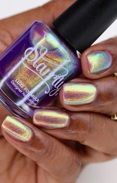 Wizard Duel Chrome Wizard Duel, Chrome Nail Polish, Chrome Nail, Nice Nails, July Nails, The Carnival, Toe Nail Designs, The Wizard, Chrome Nails