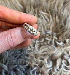 Abstract sterling silver ring with a rough natural finish.  Size R Looks great as a thumb ring. Thumb Ring, Thumb Rings, Sterling Silver Ring, Band Rings, Sterling Silver Rings, Silver Ring, Looks Great, Jewelry Rings, Silver Rings