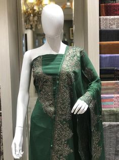 Tilla Embroidered Kashmiri Suit Designer Salwar Suits | Etsy Silk Palazzo Set With Traditional Drape Self Design, Formal Semi-stitched Jamawar Dupatta, Traditional Drape Silk Palazzo Set With Self Design, Semi-stitched Silk Sets With Dabka Detailing, Embroidered Jamawar Palazzo Set With Traditional Drape, Semi-stitched Pista Green Palazzo Set With Pallu, Festive Raw Silk Unstitched Suit With Dabka, Formal Unstitched Suit With Dupatta For Festivals, Formal Unstitched Saree With Zari Work