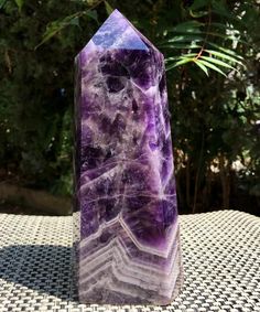 This listing is for Amethyst pointGemstone: Amethyst Shape: PointSize: 205x88x67 mmweight(g): 1741 gQuantity: 1 PointColor: Transparent purple1 in=25.4 mm1 lb=453.59gThe crystal point contains green ghosts. It can be clearly seen through the picture.If you need other size,please contact us,any size can be customized.ShippingItem will be shipped 2-3 work days after payment is received, unless otherwise stated in the listing.You can choose DHL with a dedicated link in my shop .All international sh Purple Amethyst Gemstones With Accents, Spiritual Purple Gemstones With Accents, Mystical Purple Gemstone Crystals, Purple Mystical Gemstone Crystals, Large Purple Spiritual Stone Crystals, Spiritual Large Purple Stone Crystals, Purple Mystical Crystals, Spiritual Large Purple Crystals, Purple Amethyst Gemstone Crystals