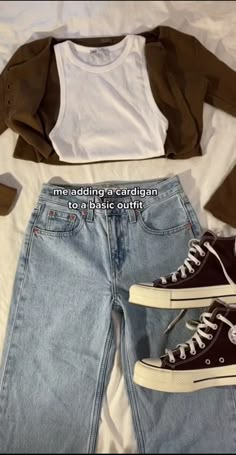 Outfit Brown, Thrift Store Outfits, Thrifted Outfits, Outfit Inspiration Fall, School Fits