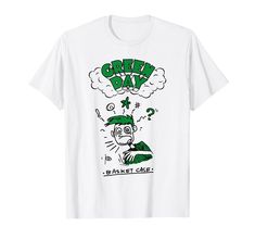 PRICES MAY VARY. Official Green Day Merchandise Lightweight, Classic fit, Double-needle sleeve and bottom hem Green Day T Shirt, Concert Merchandise, Artist Merch, The Spice Girls, Concert Merch, Green Basket, Basket Case, Amazon Music, Music Artist