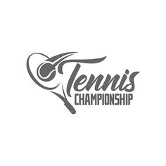 the logo for tennis championship with a heart on it