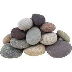 a pile of rocks sitting on top of each other