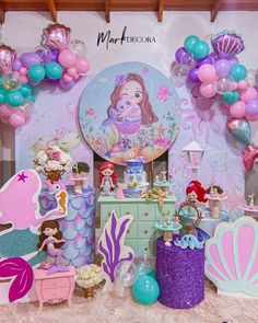 #sereia 1st Birthday Party Themes, Mermaid Birthday Party, 1st Birthday Girls