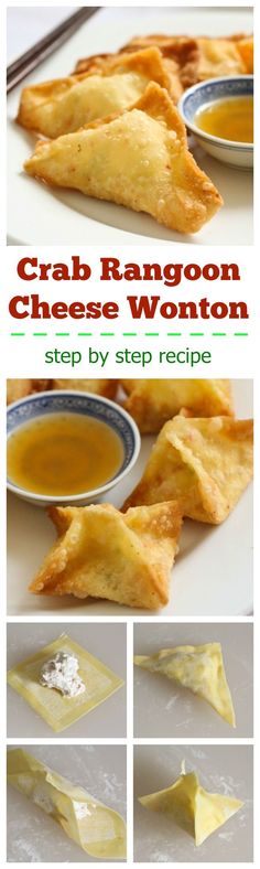 crab rangoon cheese wonton recipe step by step