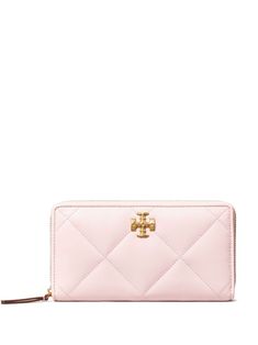 Tory Burch Kira Diamond-quilted Zipped Continental Wallet Pretty Wallet, Pinterest Jewelry, Dream Bags, Pretty Accessories, Pink Wallet, Tory Burch Purse, School Vibes, Tory Burch Wallet, Girls Stuff