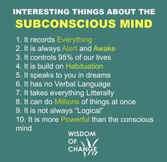 Psychological Tips, Brain Facts, The Subconscious Mind, Mental Health Facts, Publication Instagram, Mind Power, Hypnotherapy