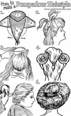 Gibson Bun Tutorial, Early Victorian Hairstyles, 1909 Hairstyle, Modern Gibson Girl Hair, Edwardian Hair Accessories, Victorian Protective Hairstyles, Old Fashioned Updos, Gibson Girl Hair Tutorial