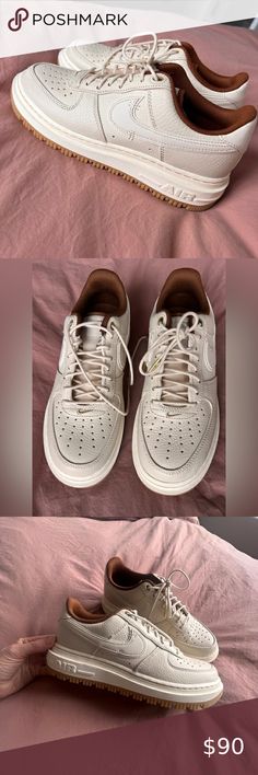 Nike Air Force 1 Low Luxe Pearl White Air Force One, Force One, Air Force Ones, White Men, Nike Air Force