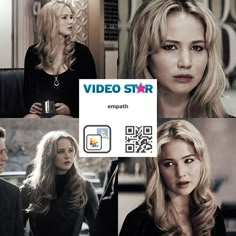 a collage of photos with the words video star on them