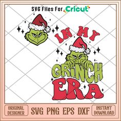 grinch era svg files for cricut