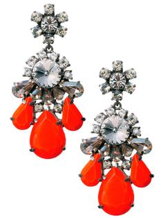 Editor's Choice: Best Holiday Gifts - Joanna Hillman, Style Director - Shourouk earrings, $430 Orange Earrings, Fashion Articles, Cool Gifts For Women, Treasure Chest, Bohemian Chic, Kettlebell, Holiday Fun, Personalized Jewelry, Fashion Earrings