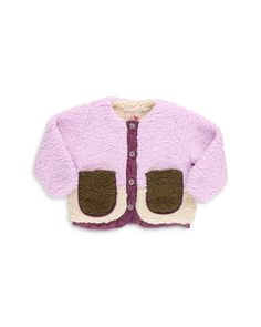 Pink Chicken Girls' Ruth Color Blocked Faux Sherpa Jacket - Baby Aqua Jewelry, Maternity Sleepwear, Jewelry Lookbook, Sherpa Jacket, Denim Jumpsuit, Fall Trends, Gifts For Teens, Sam Edelman, Stuart Weitzman