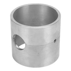 an aluminum cup holder with one hole in the middle