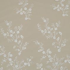 White Sequined and Beaded Flower Tulle Fabric - Rex Fabrics Sheer Backdrop, Flower Tulle, Occasion Outfit, Shirting Fabric, Custom Made Shirts, Silk Tulle, Bridal Fabric, Statement Accessories, Corded Lace