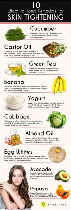 10 Effective Home Remedies For Skin Tightening Obličejové Masky, Remedies For Skin, For Skin Tightening, Home Remedies For Skin, Tighten Skin, Resep Diet, Sagging Skin