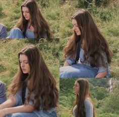 Ella Enchanted Outfits, Anne Hathaway Curly Hair, Long Princess Hair, Princess Hair Aesthetic, Ella Enchanted Aesthetic, Anne Hathaway Ella Enchanted, 70's Hairstyles, Anne Hathaway Hair, Brown Long Hair