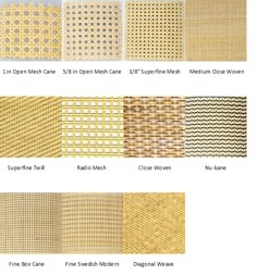 the different types of woven fabric