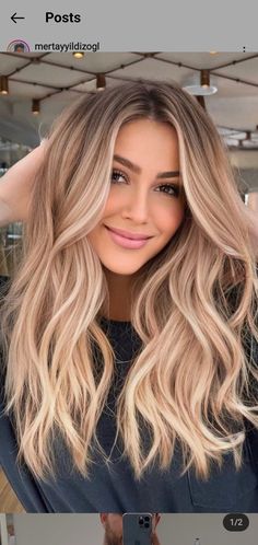 Balayage Blonde Long Hair, Balyage Long Hair Brunette To Blonde, Blonde Balayage Long Hair, Balyage Long Hair, Balayage Hair Blonde Long, Balayage Hair Tutorial, Blond Beige, Balayage Caramel, Balayage Long Hair