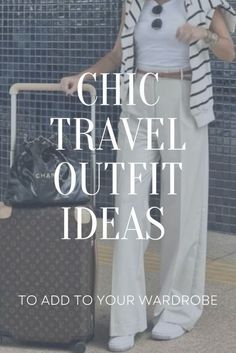 Comfortable Summer Travel Outfit, Samba Airport Outfit, Cute Airport Outfit Summer Classy, Old Money Travel Outfit Airport, Neutral Travel Outfits, Chic Airport Outfit Classy, Travel Work Outfits, Casual Travel Outfit Summer, Old Money Airport Outfit