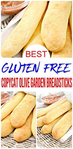 gluten free breadsticks with easy copycat Olive Garden restaurant Copycat Olive Garden Breadsticks Gluten Free, Gf Copycat Recipes, Gluten Free Garlic Breadsticks, Gluten Free Breadsticks Easy, Gluten Free Snacks Homemade, Gluten Free Cheese Bread Sticks, Gluten Free Bread Sticks Easy, Gluten Free Olive Garden Breadsticks, Gluten Free Dinner Recipes For Two