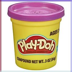 Pop open a can of creativity! With a handful of squishy, colorful Play-Doh compound, you'll never guess what kids might create next. Squish it, stamp it, roll it, shape it - the open-ended fun is all up to the imagination! Hasbro, Play-Doh and all related properties are trademarks of Hasbro. Includes 1 can of Play-Doh Brand Modeling Compound Ages 2 years and up Compound not intended to be eaten. Product and colors will vary.  2015 Hasbro. All Rights Reserved. Size: 3 oz.  Color: Purple. Brand Modeling, Easy Homemade Playdough Recipe, Play Doh For Kids, Play Doh Activities, Hasbro Play Doh, Play Doh Toys, Kids Play Dough, Colorful Cafe, Play Dough Sets